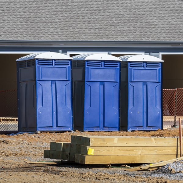 how do you ensure the porta potties are secure and safe from vandalism during an event in Emden